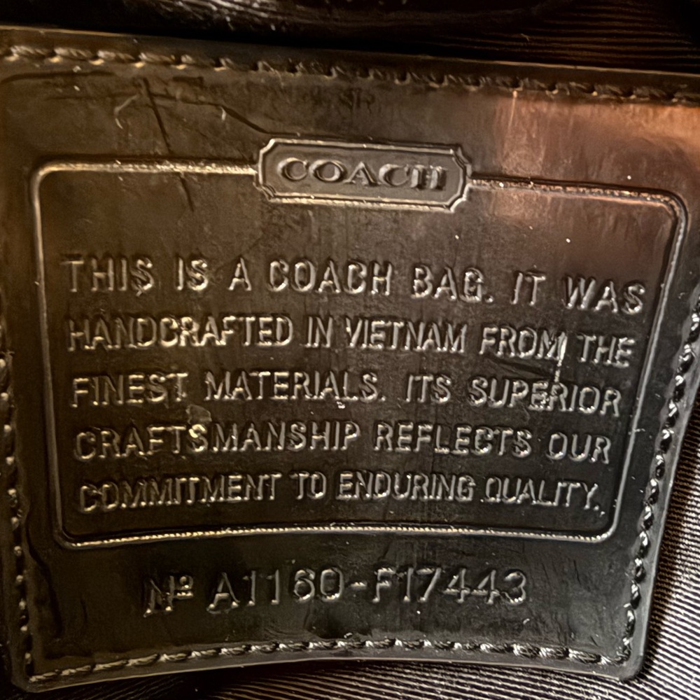 Coach Signature Canvas Diaper Bag - Picture 2 of 8